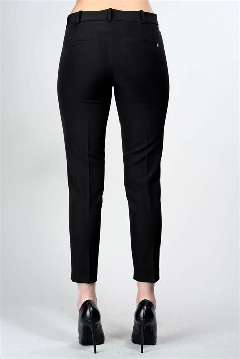 pantalone nero donna elegante|pantaloni neri da donna.